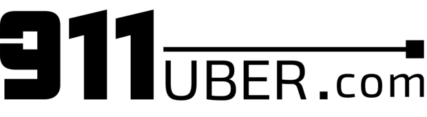 Full 911uber black logo trans background